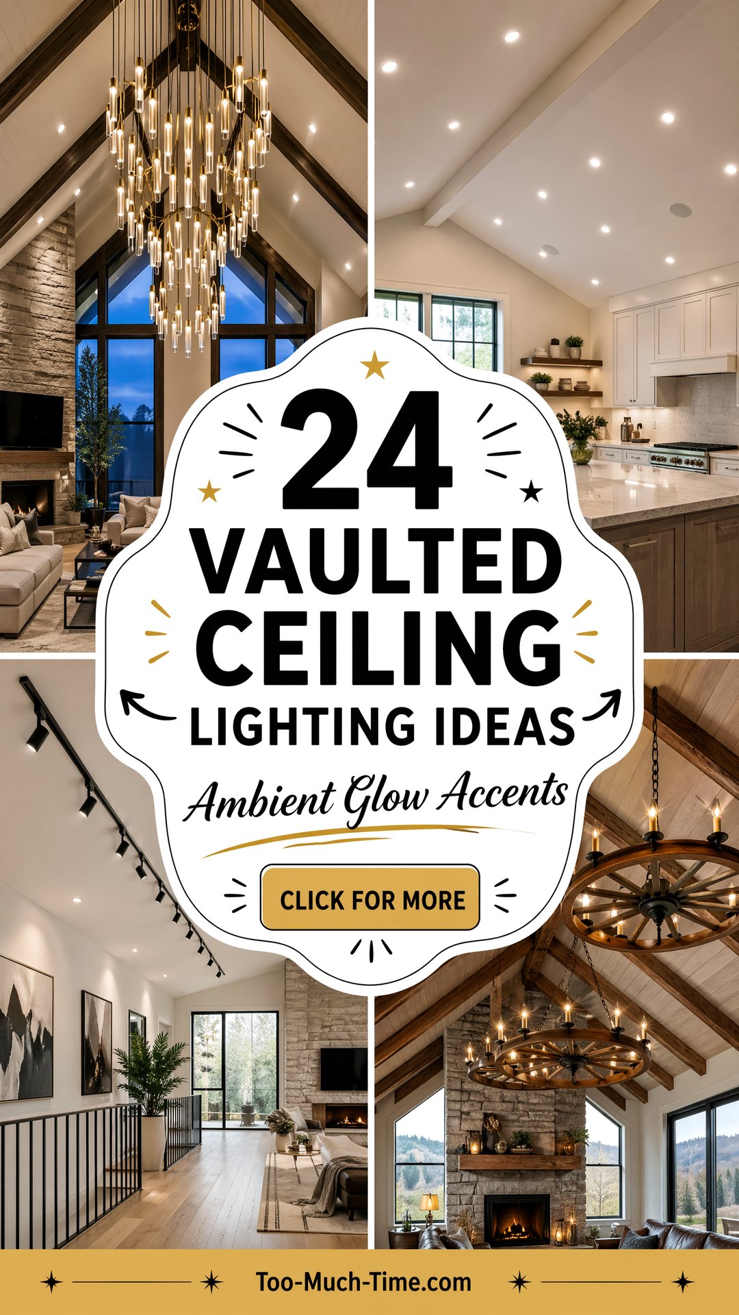 24 Vaulted Ceiling Lighting Ideas Ambient Glow Accents - 24 Vaulted Ceiling Lighting Ideas: Ambient Glow Accents