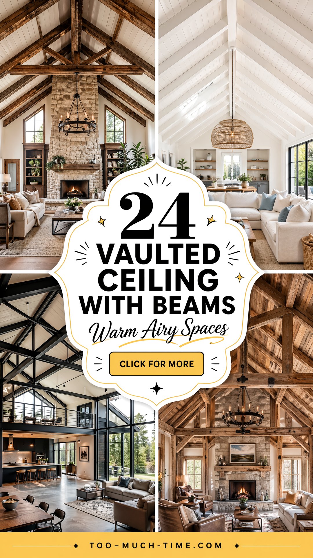 24 Vaulted Ceiling with Beams Warm Airy Spaces Today - 24 Vaulted Ceiling with Beams: Warm, Airy Spaces Today