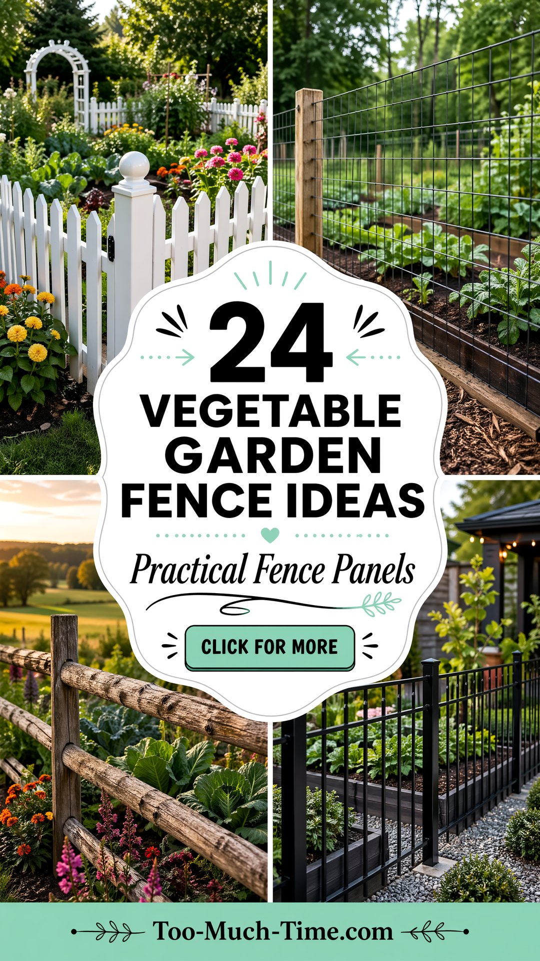 24 Vegetable Garden Fence Ideas Practical Fence Panels - 24 Vegetable Garden Fence Ideas: Practical Fence Panels