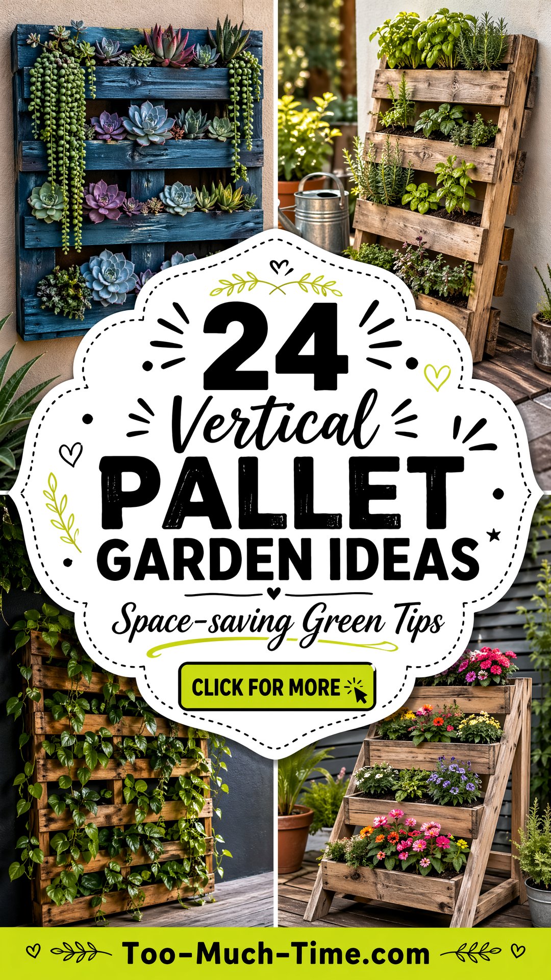 24 Vertical Pallet Garden Ideas Space-saving Tips - 24 Vertical Pallet Garden Ideas: Space-saving Tips