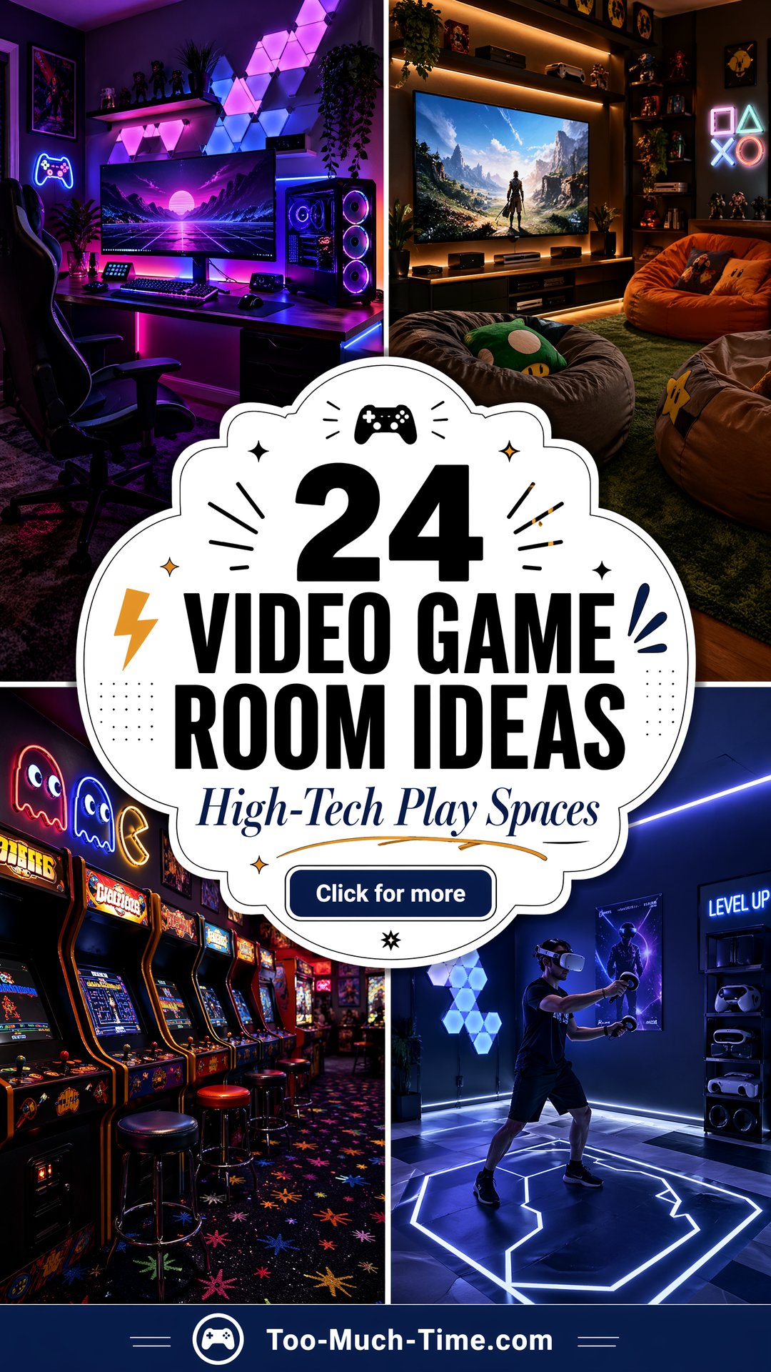 24 Video Game Room Ideas Cozy High-tech Play Space - 24 Video Game Room Ideas: Cozy, High-tech Play Space