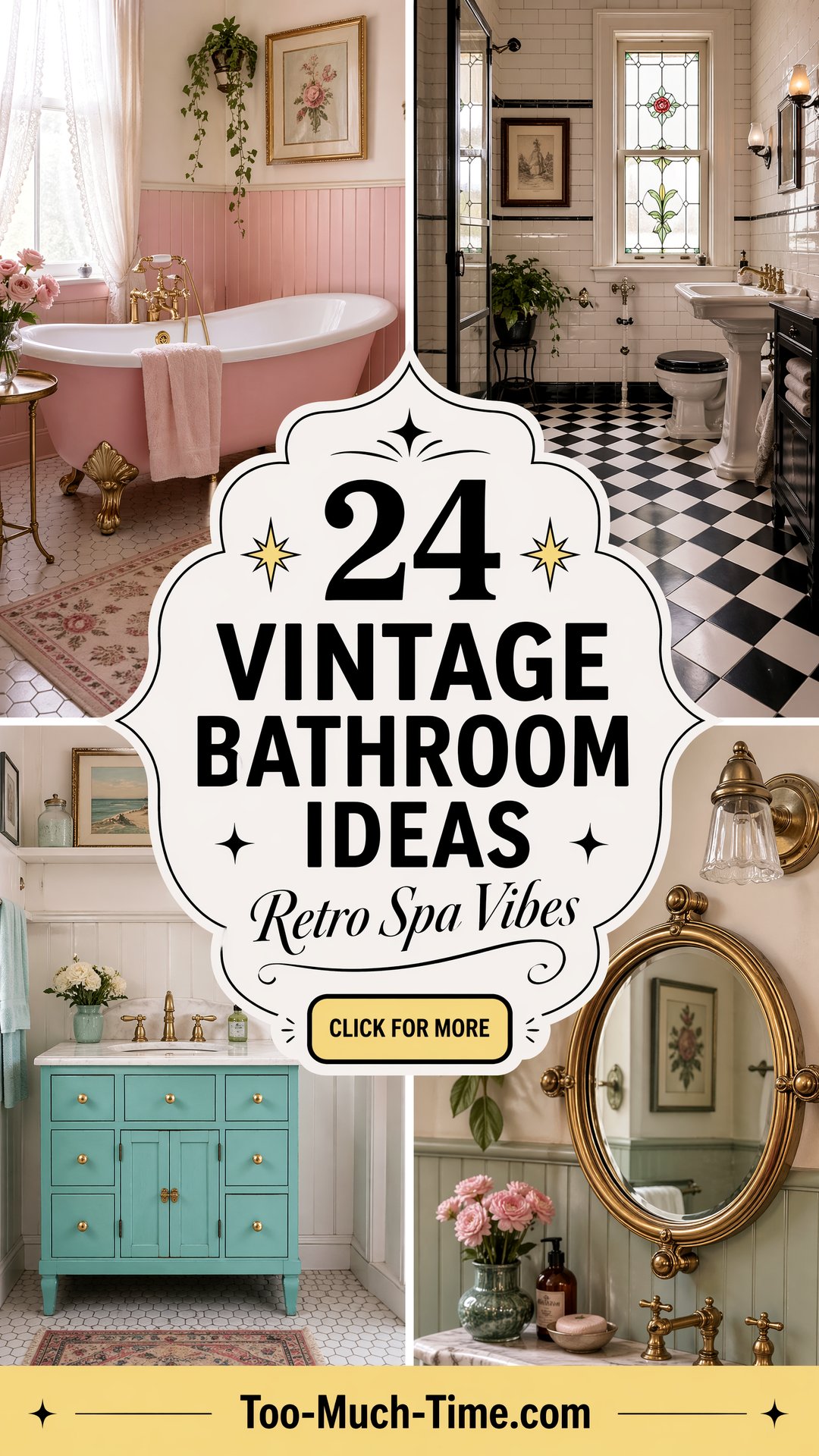24 Vintage Bathroom Ideas Retro Spa Vibes At Home - 24 Vintage Bathroom Ideas: Retro Spa Vibes At Home