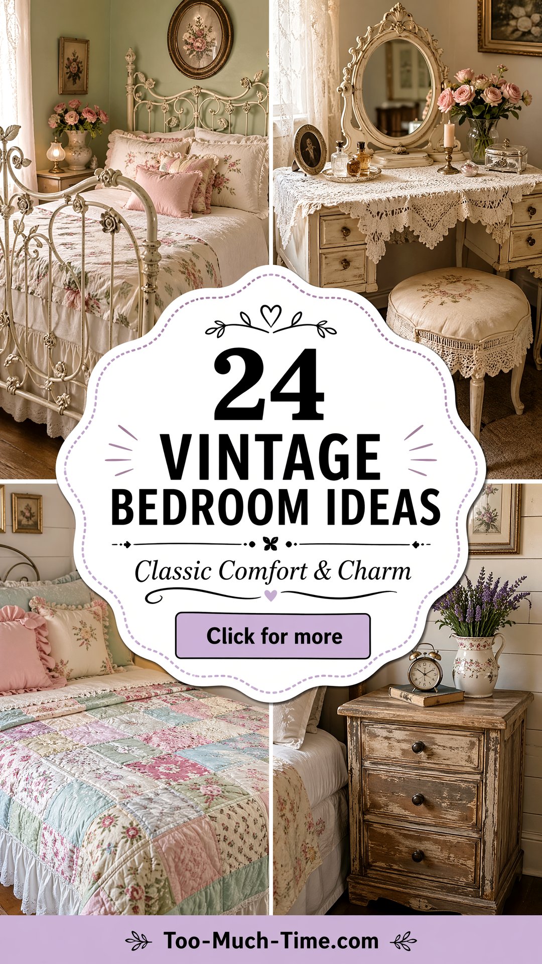 24 Vintage Bedroom Ideas Classic Comfort and Charm - 24 Vintage Bedroom Ideas: Classic Comfort and Charm