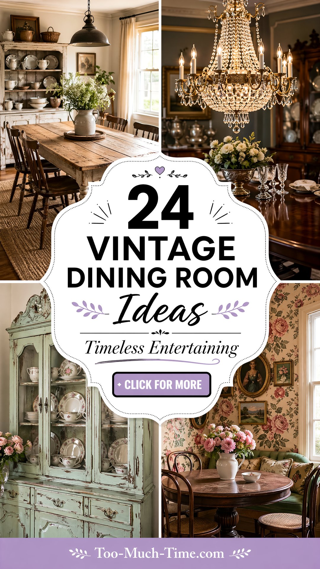 24 Vintage Dining Room Ideas for Timeless Entertaining Spaces - 24 Vintage Dining Room Ideas for Timeless Entertaining Spaces