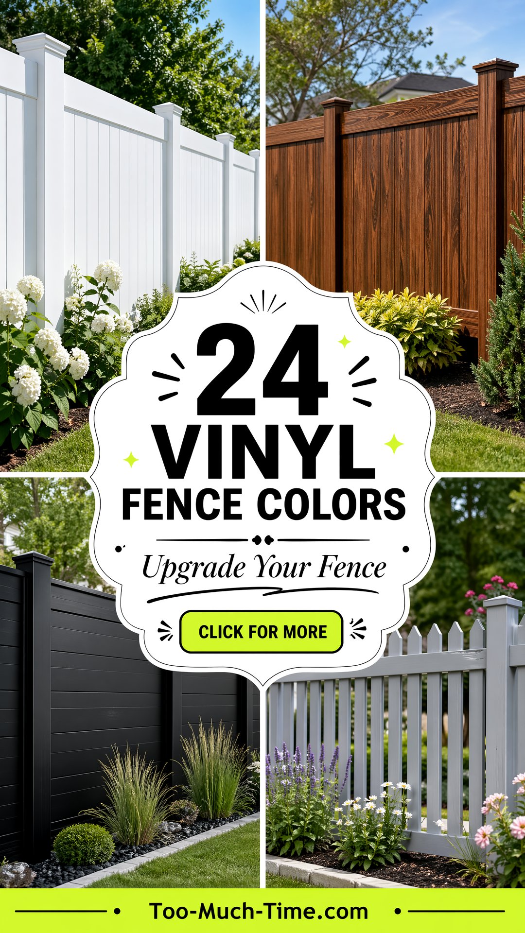 24 Vinyl Fence Colors for Curb Appeal and Privacy Today - 24 Vinyl Fence Colors for Curb Appeal and Privacy Today
