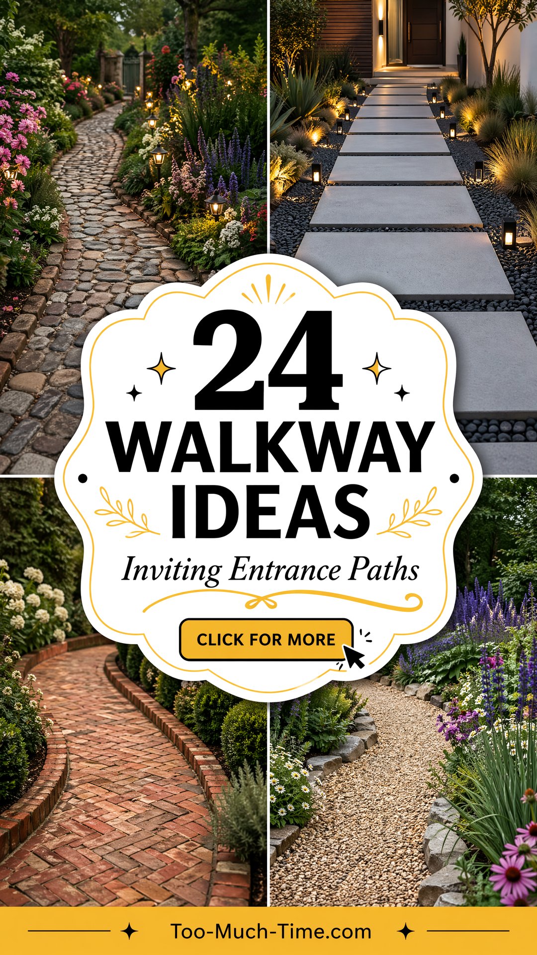 24 Walkway Ideas That Guide You to Inviting Entrances - 24 Walkway Ideas That Guide You to Inviting Entrances
