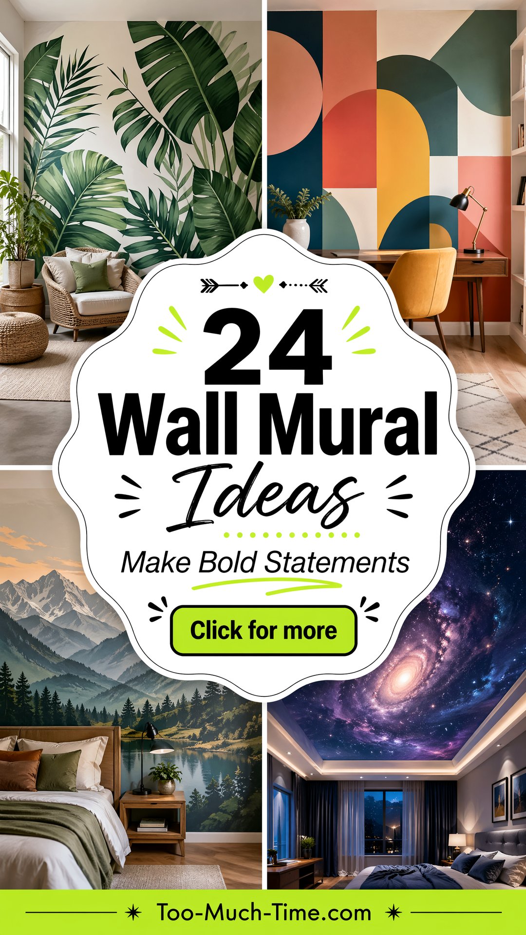 24 Wall Mural Ideas to Make Bold Statements in Rooms - 24 Wall Mural Ideas to Make Bold Statements in Rooms