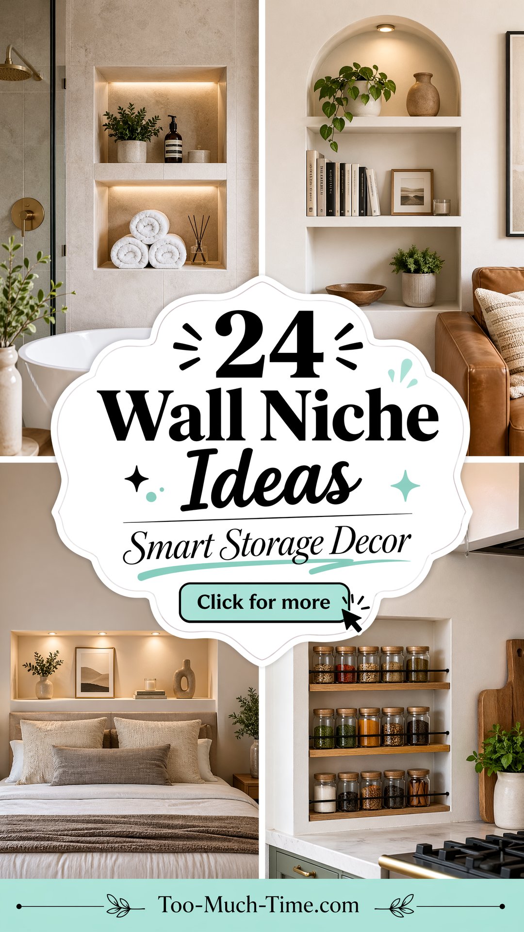 24 Wall Niche Ideas for Smart Home Storage and Decor - 24 Wall Niche Ideas for Smart Home Storage and Decor
