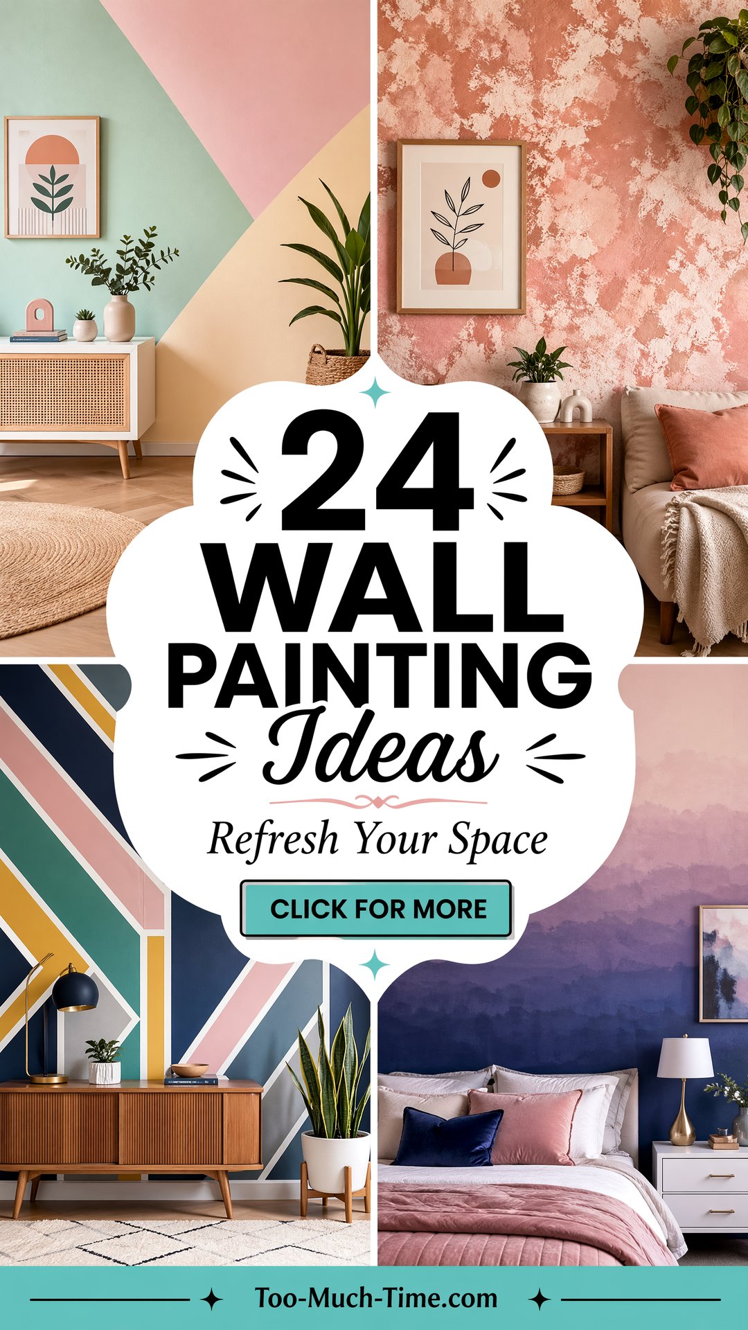 24 Wall Painting Ideas Of Any Room to Refresh Spaces - 24 Wall Painting Ideas Of Any Room to Refresh Spaces