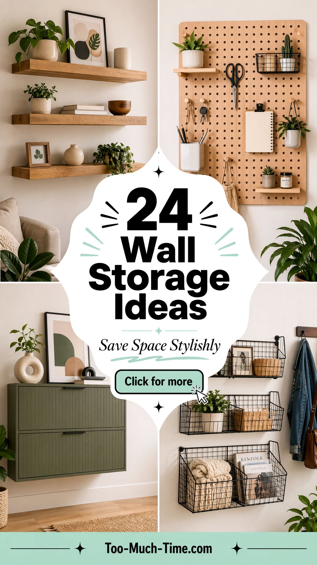 24 Wall Storage Ideas for Stylish Space-saving Options - 24 Wall Storage Ideas for Stylish, Space-saving Options
