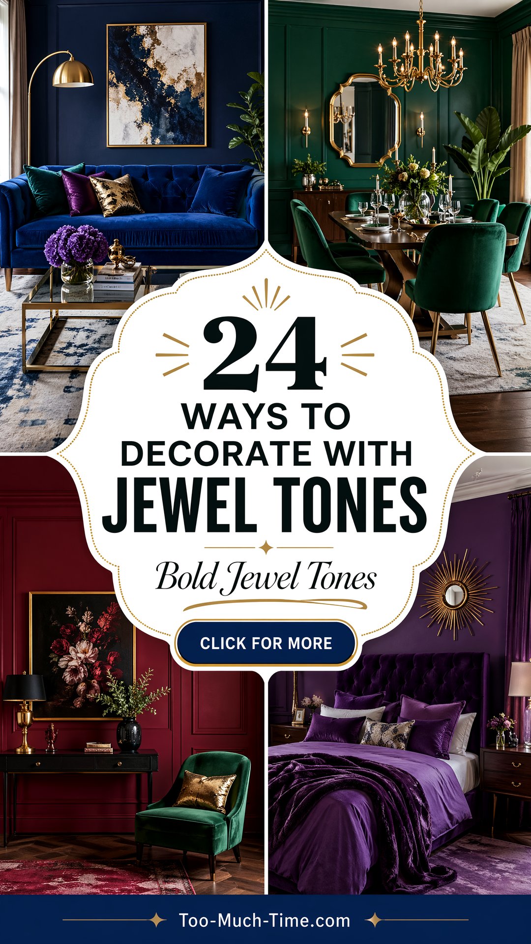 24 Ways to Decorate with Jewel Tones for Bold Decor - 24 Ways to Decorate with Jewel Tones for Bold Decor