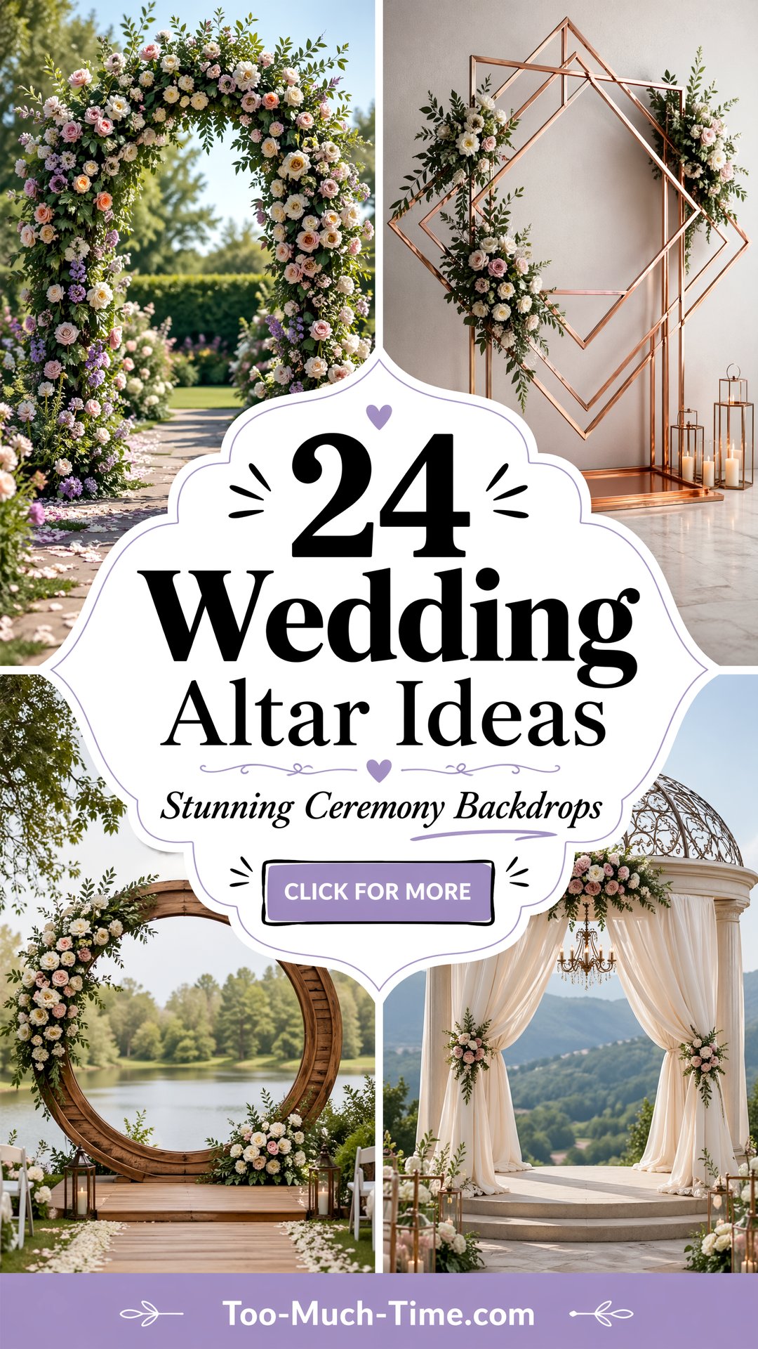 24 Wedding Altar Ideas for Stunning Ceremony Backdrops - 24 Wedding Altar Ideas for Stunning Ceremony Backdrops