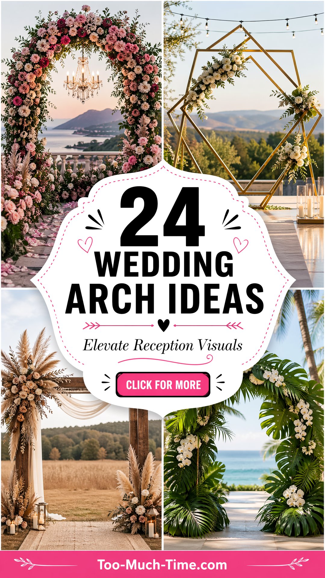 24 Wedding Arch Ideas to Elevate Reception Visuals - 24 Wedding Arch Ideas to Elevate Reception Visuals