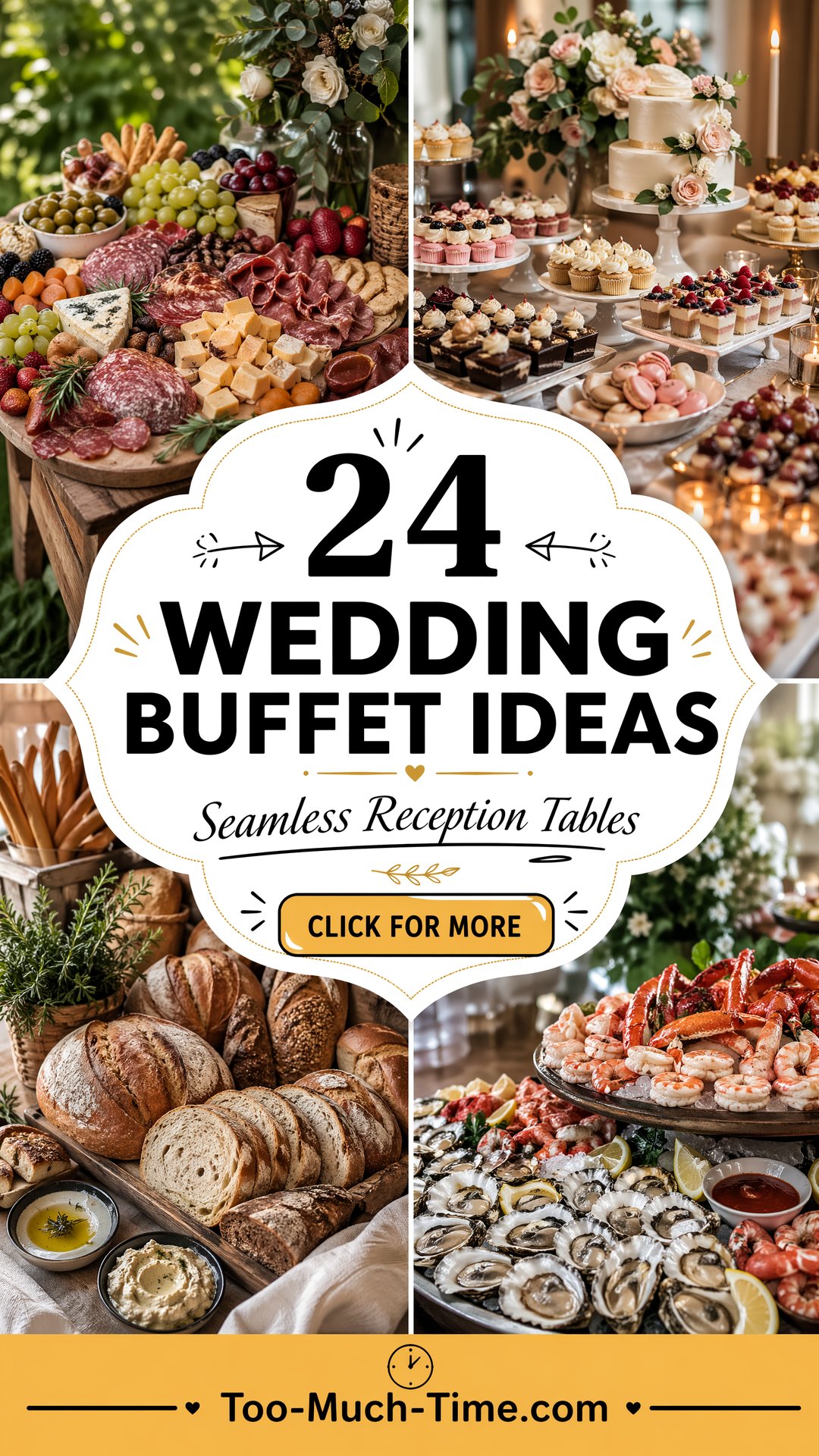 24 Wedding Buffet Ideas for Seamless Reception Tables - 24 Wedding Buffet Ideas for Seamless Reception Tables