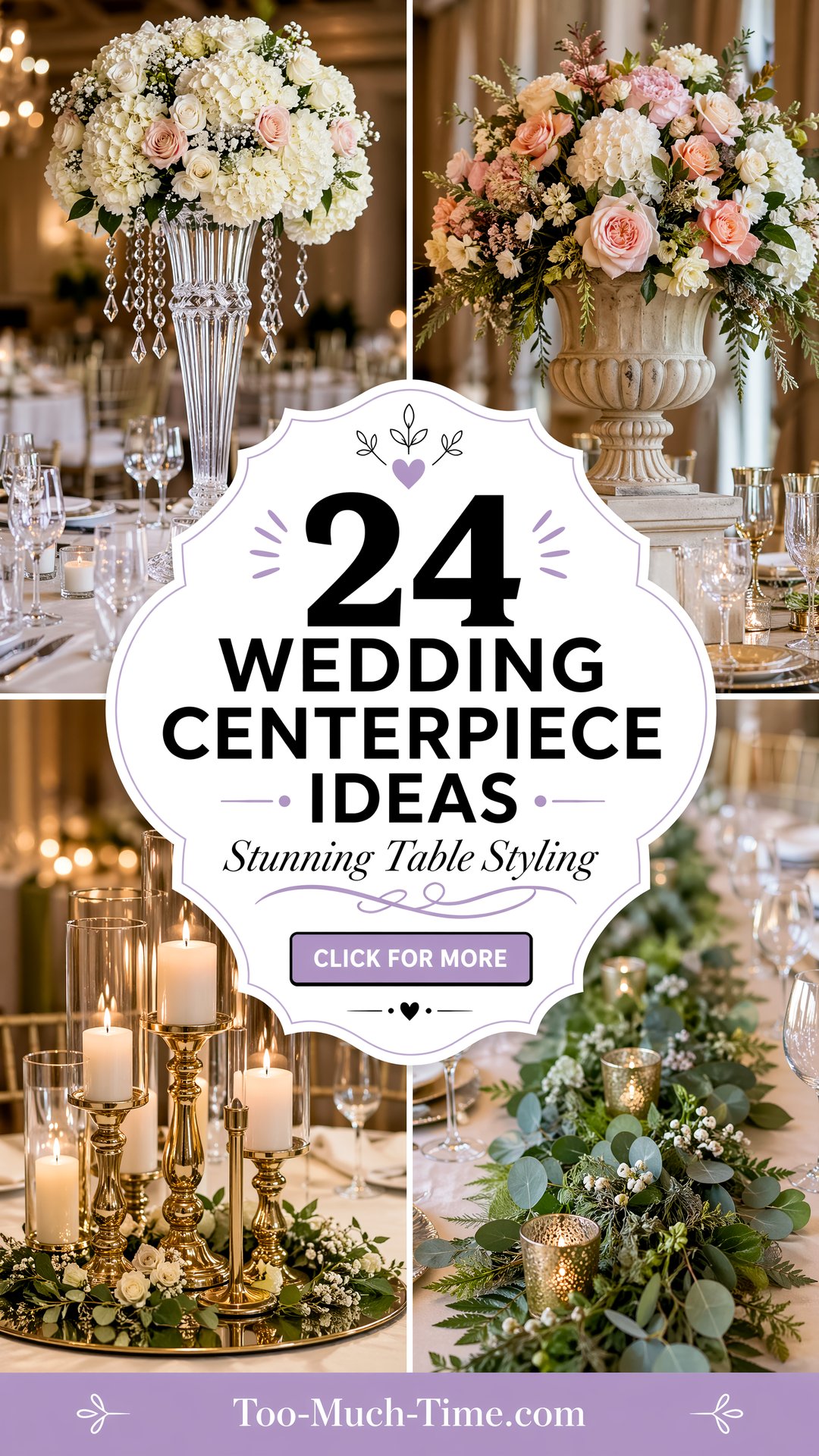 24 Wedding Centerpiece Ideas for Stunning Table Styling - 24 Wedding Centerpiece Ideas for Stunning Table Styling