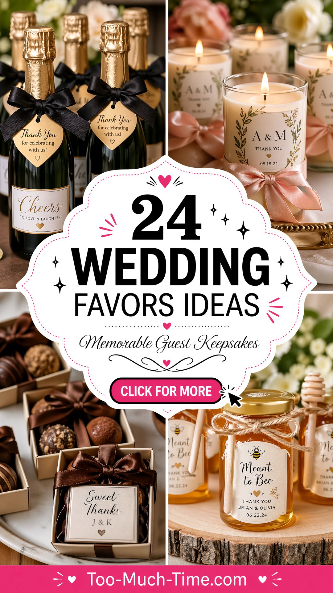 24 Wedding Favors Ideas for Memorable Guest Keepsakes - 24 Wedding Favors Ideas for Memorable Guest Keepsakes