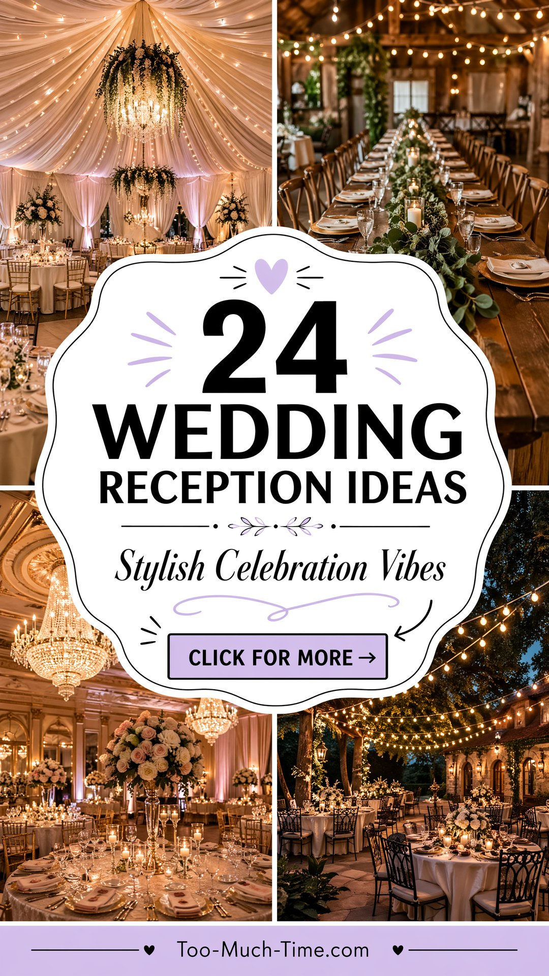 24 Wedding Reception Ideas for Stylish Celebrations - 24 Wedding Reception Ideas for Stylish Celebrations