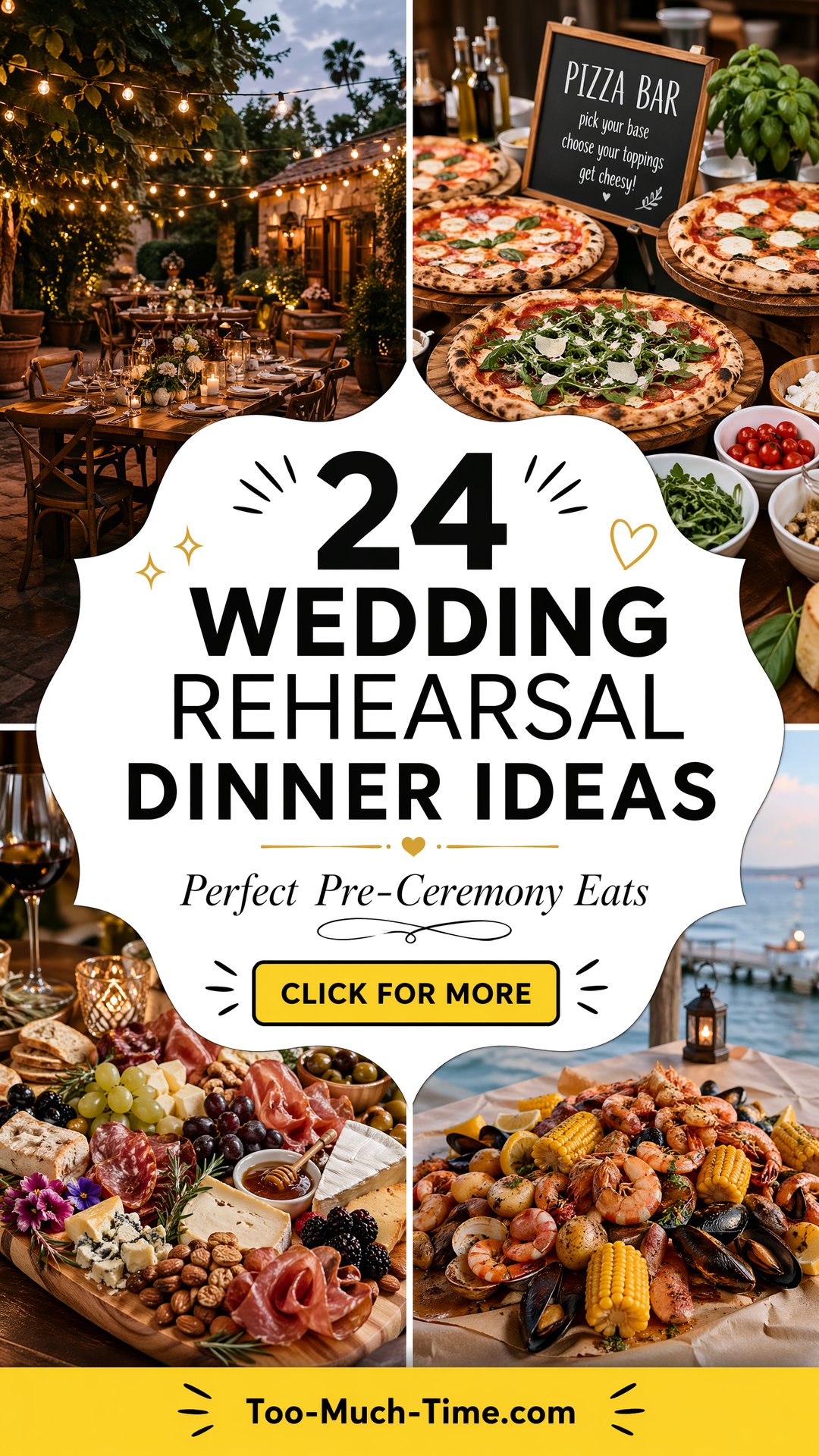 24 Wedding Rehearsal Dinner Ideas for Pre-ceremony Eats - 24 Wedding Rehearsal Dinner Ideas for Pre-ceremony Eats