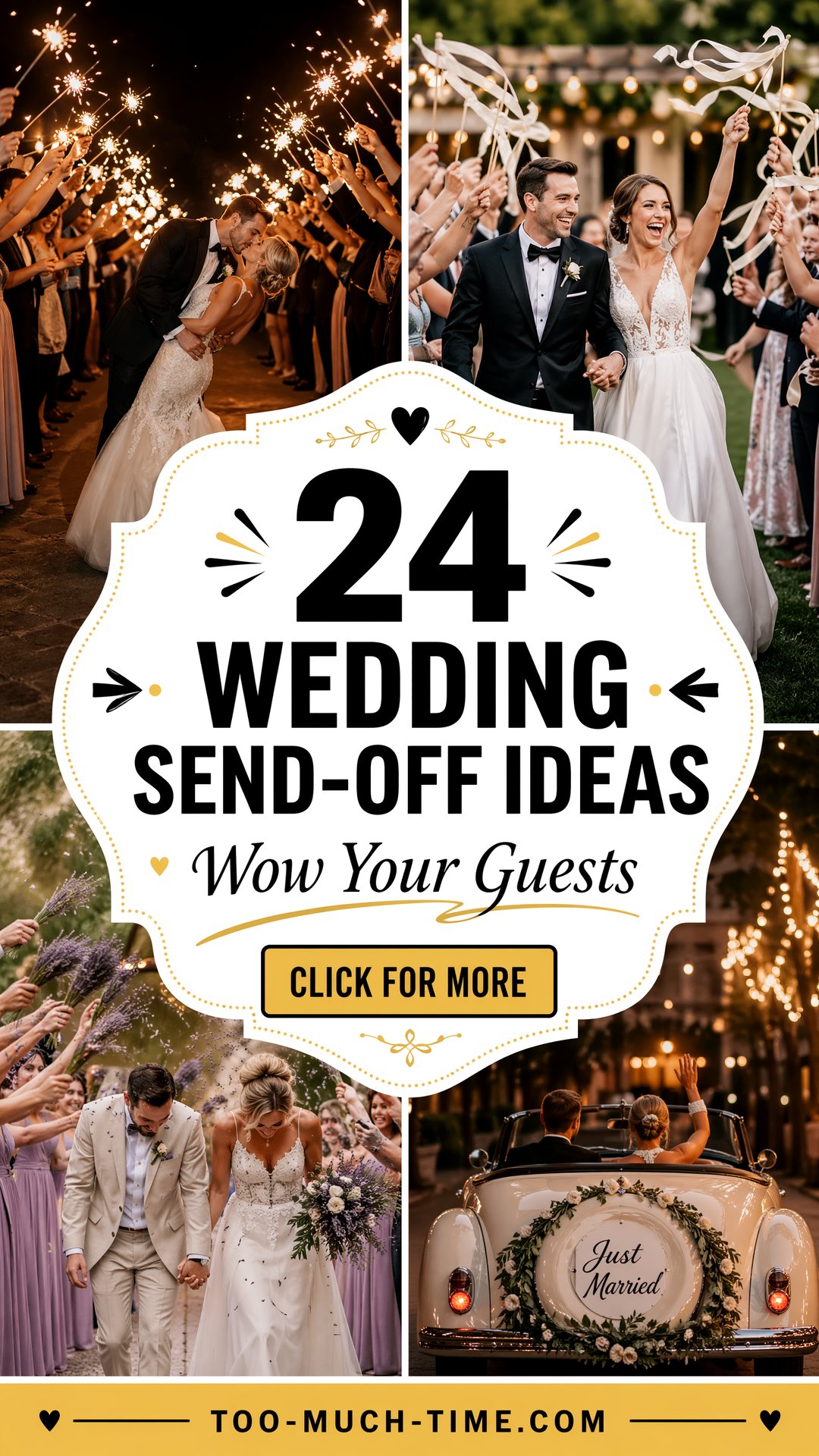 24 Wedding Send-off Ideas to Wow Guests That Dazzle - 24 Wedding Send-off Ideas to Wow Guests That Dazzle