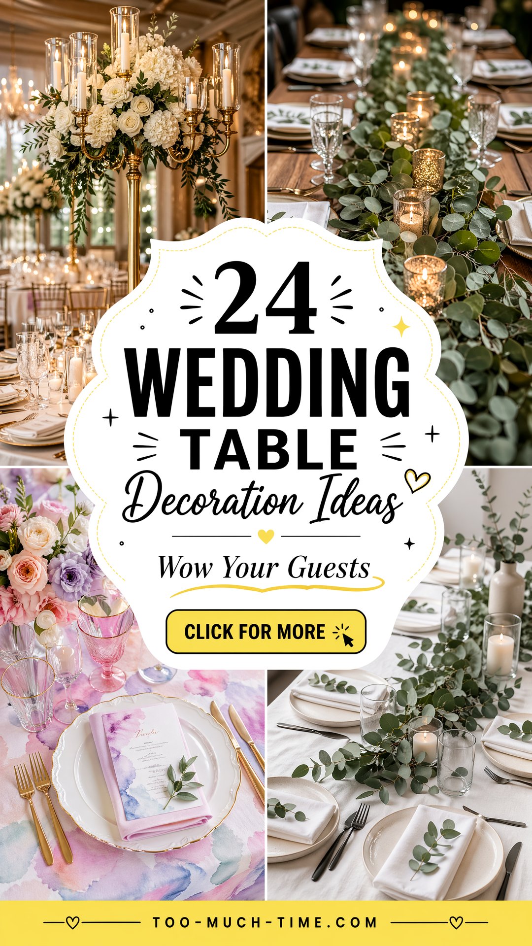24 Wedding Table Decoration Ideas to Wow Guests Today - 24 Wedding Table Decoration Ideas to Wow Guests Today