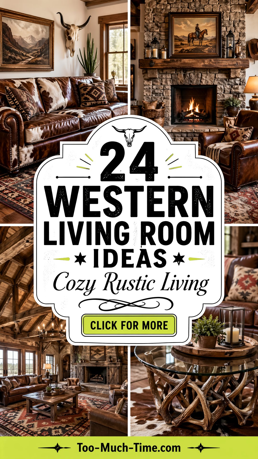 24 Western Living Room Ideas for Cozy Rustic Vibes - 24 Western Living Room Ideas for Cozy, Rustic Vibes