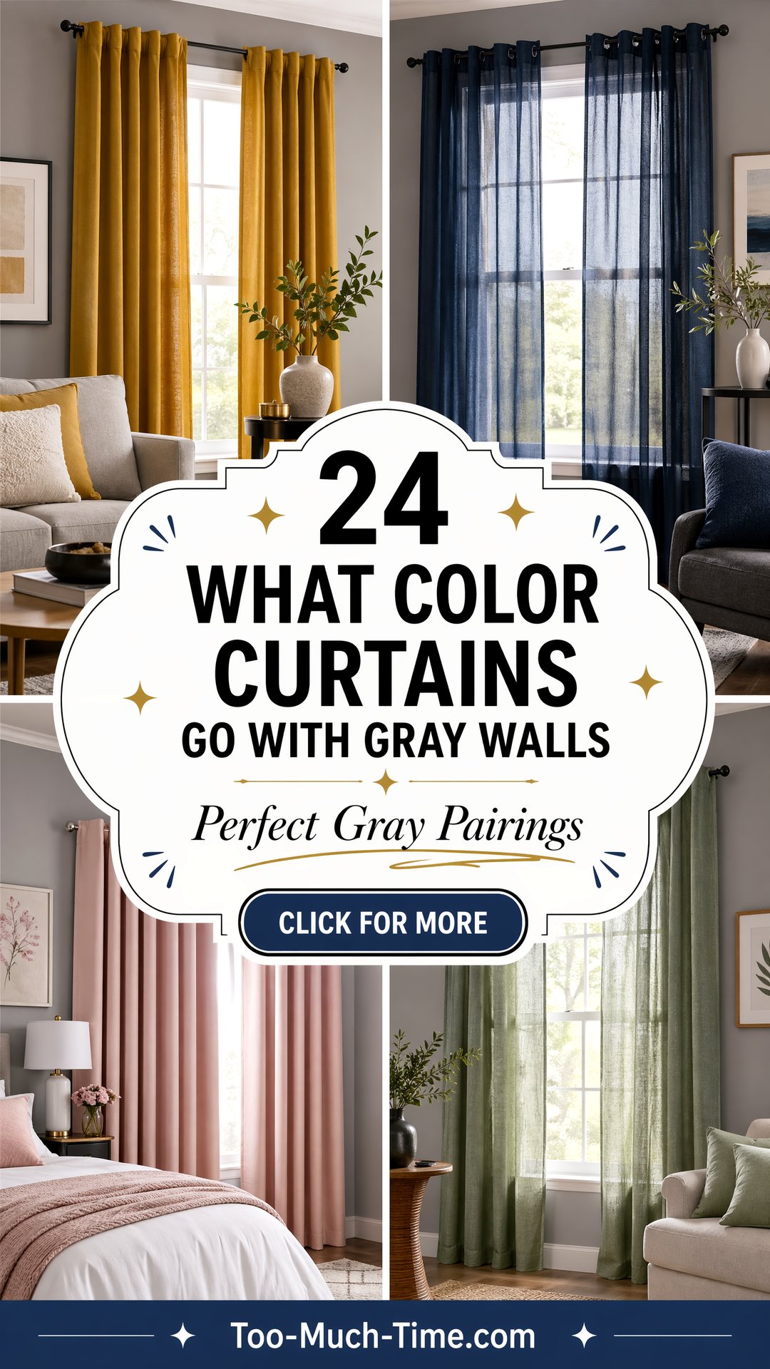 24 What Color Curtains Go with Gray Walls a Guide - 24 What Color Curtains Go with Gray Walls: a Guide