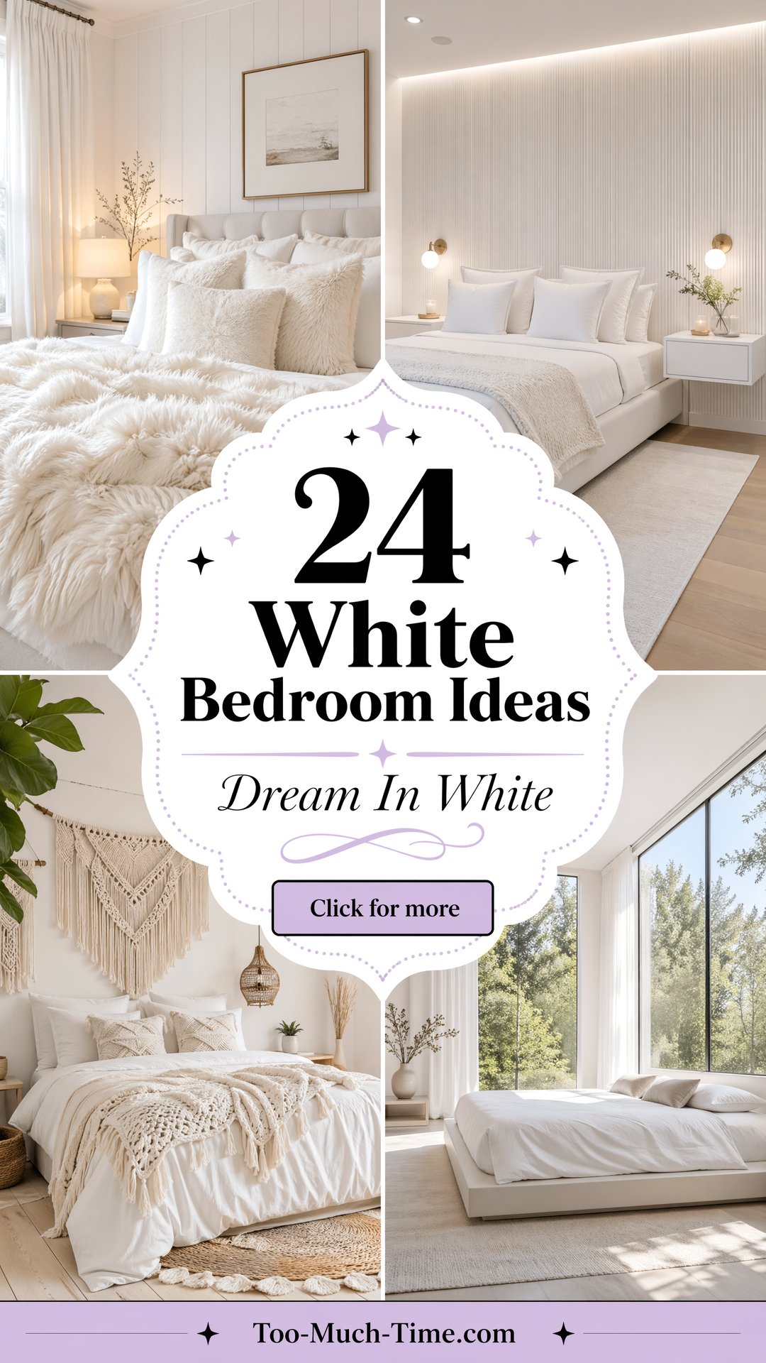 24 White Bedroom Ideas a Fresh White Bedroom Look - 24 White Bedroom Ideas: a Fresh White Bedroom Look