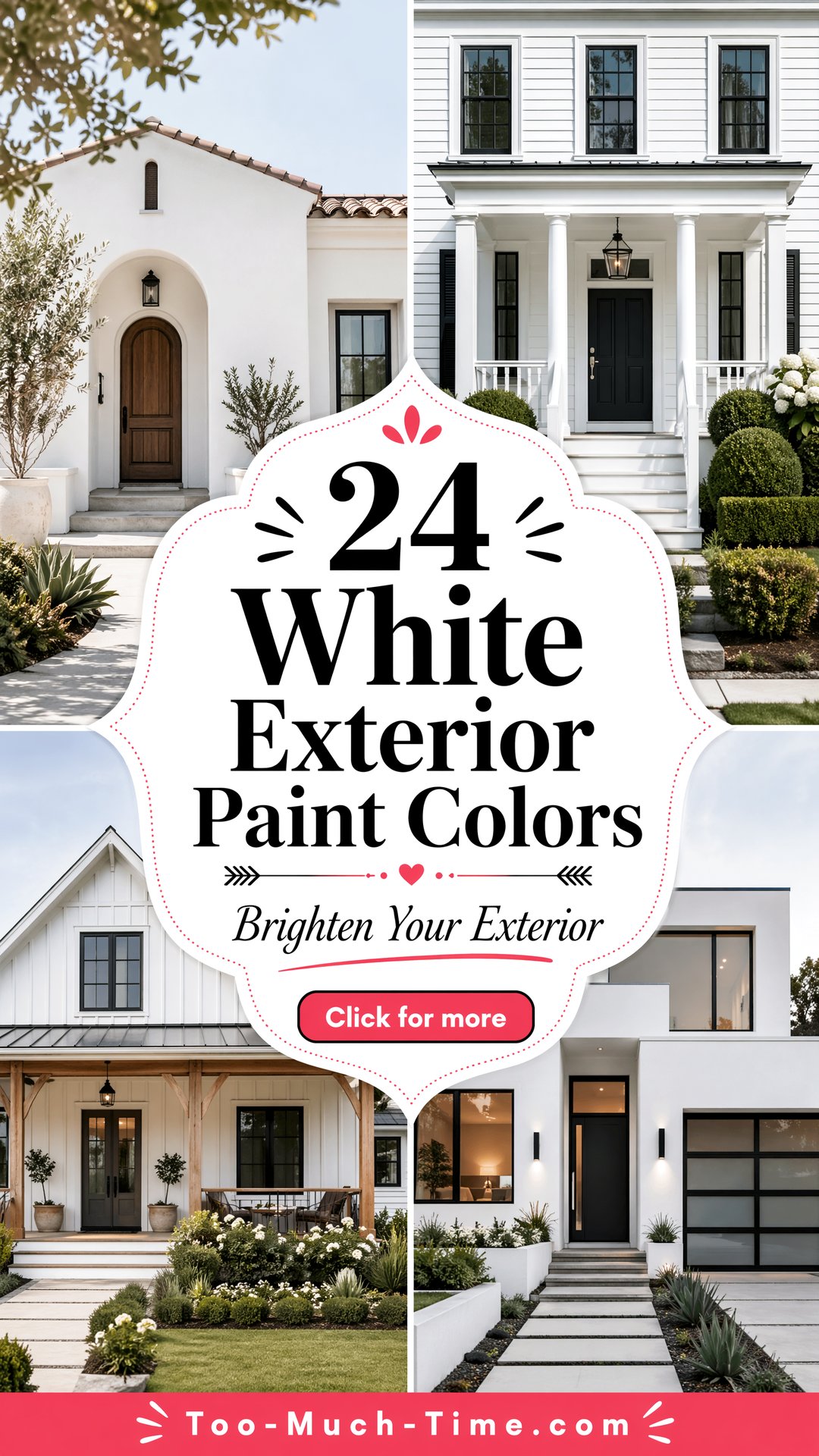 24 White Exterior Paint Colors to Brighten Exteriors - 24 White Exterior Paint Colors to Brighten Exteriors