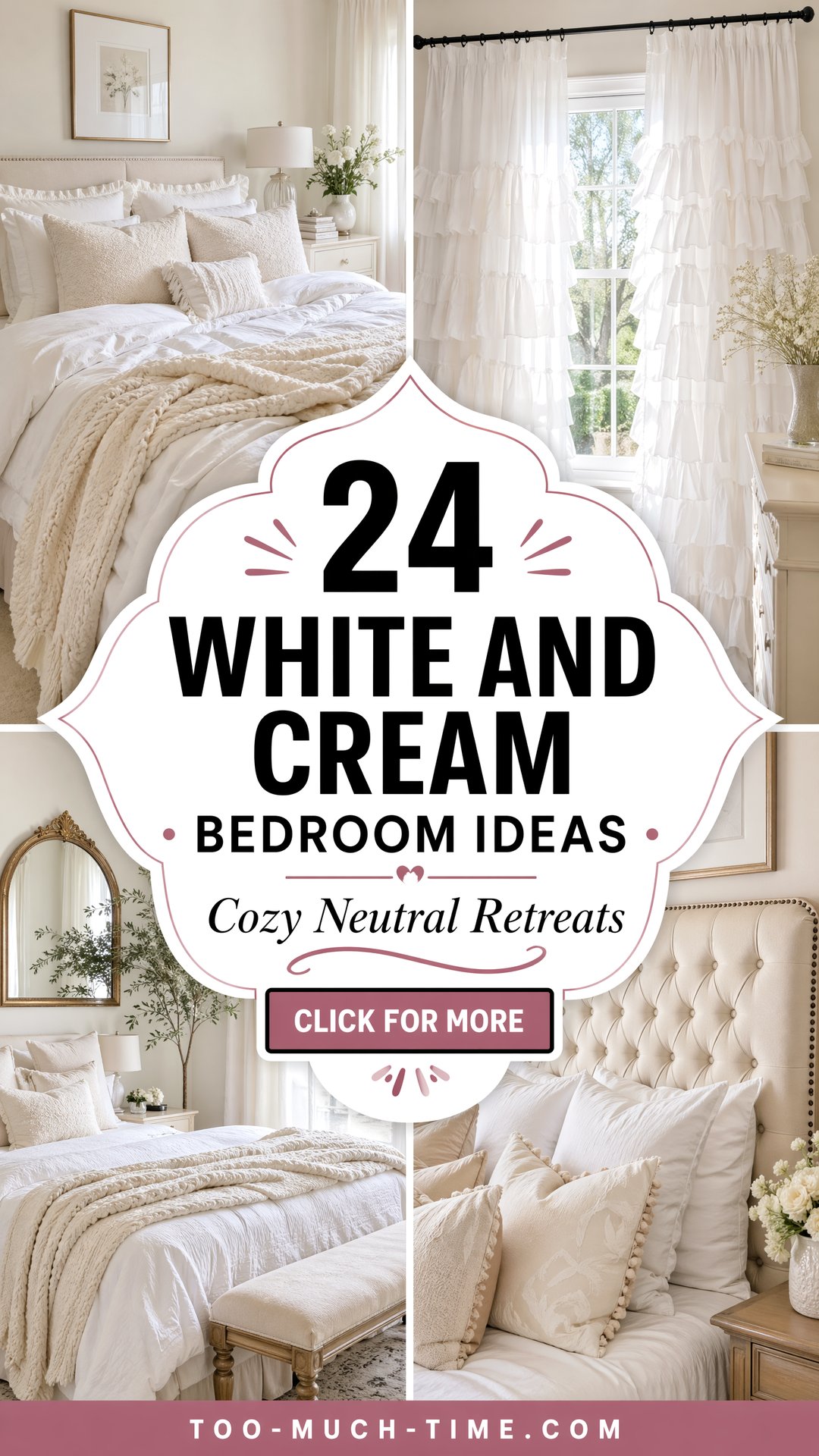 24 White and Cream Bedroom Ideas a Cozy Bedroom Update - 24 White and Cream Bedroom Ideas: a Cozy Bedroom Update