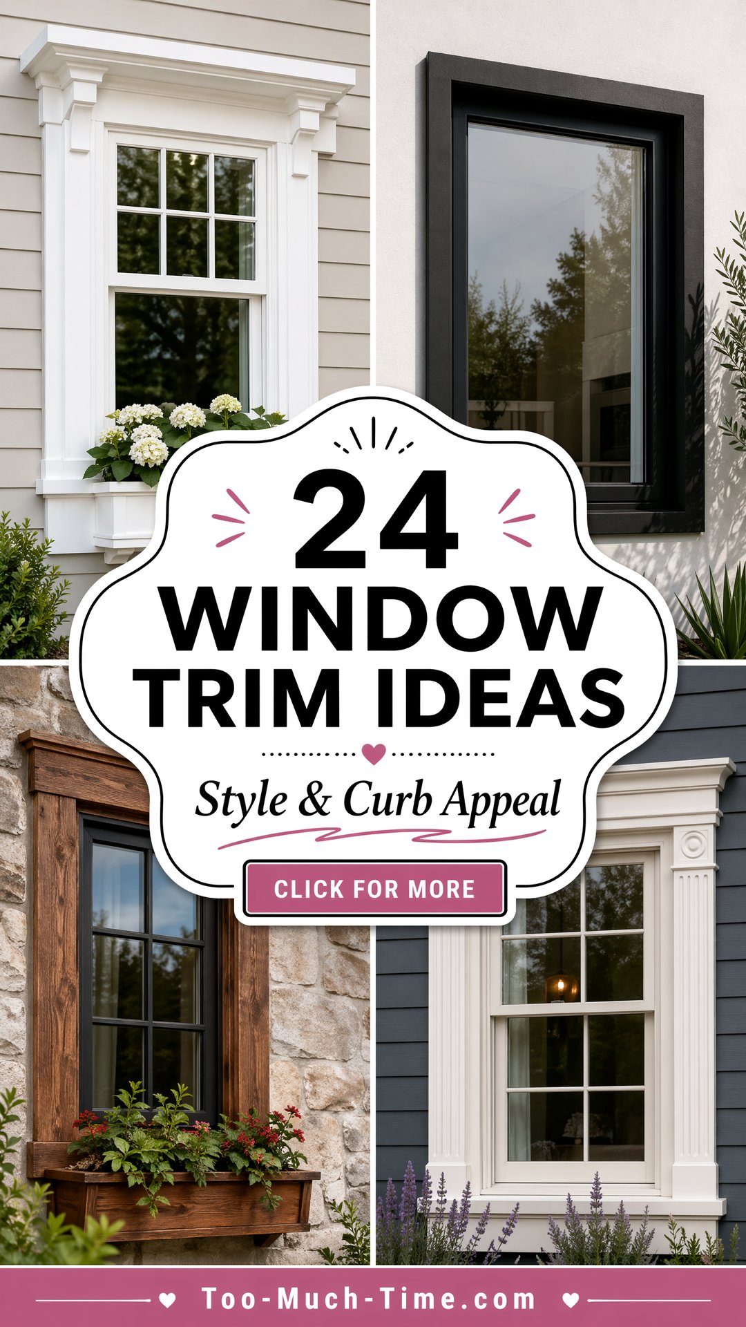 24 Window Trim Ideas for Style and Curb Appeal Today - 24 Window Trim Ideas for Style and Curb Appeal Today