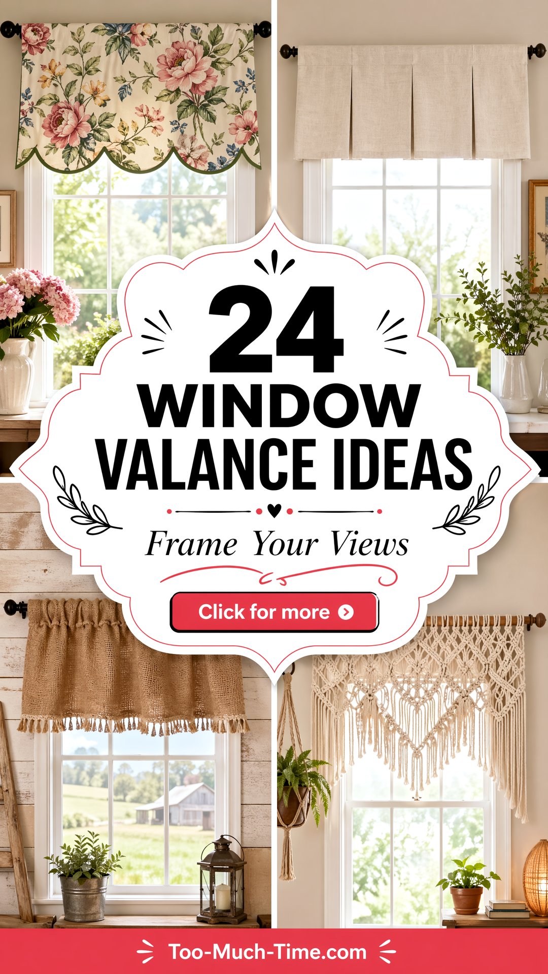 24 Window Valance Ideas to Finish The Look for All - 24 Window Valance Ideas to Finish The Look for All
