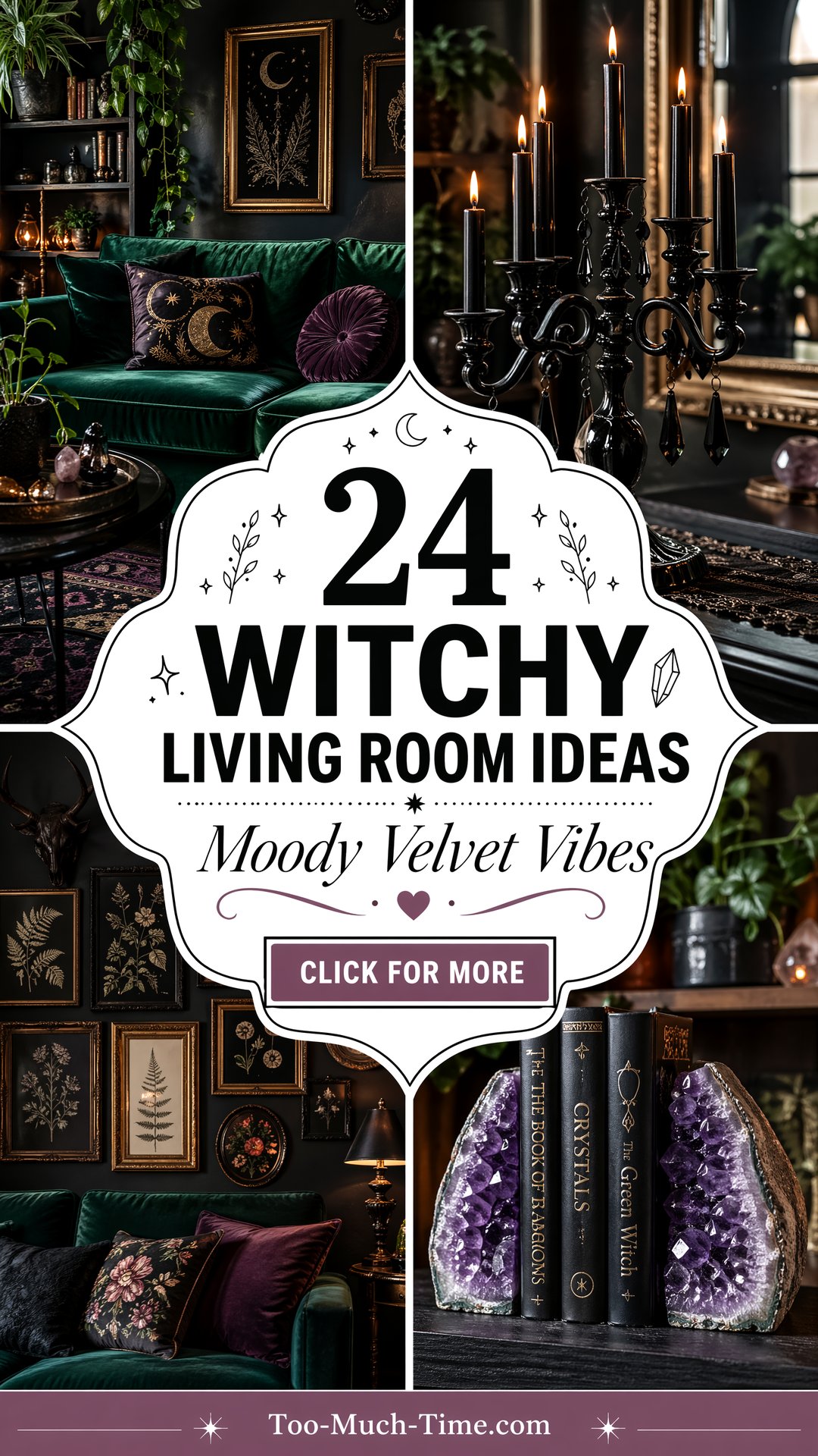 24 Witchy Living Room Ideas for Moody Velvet Vibes - 24 Witchy Living Room Ideas for Moody Velvet Vibes