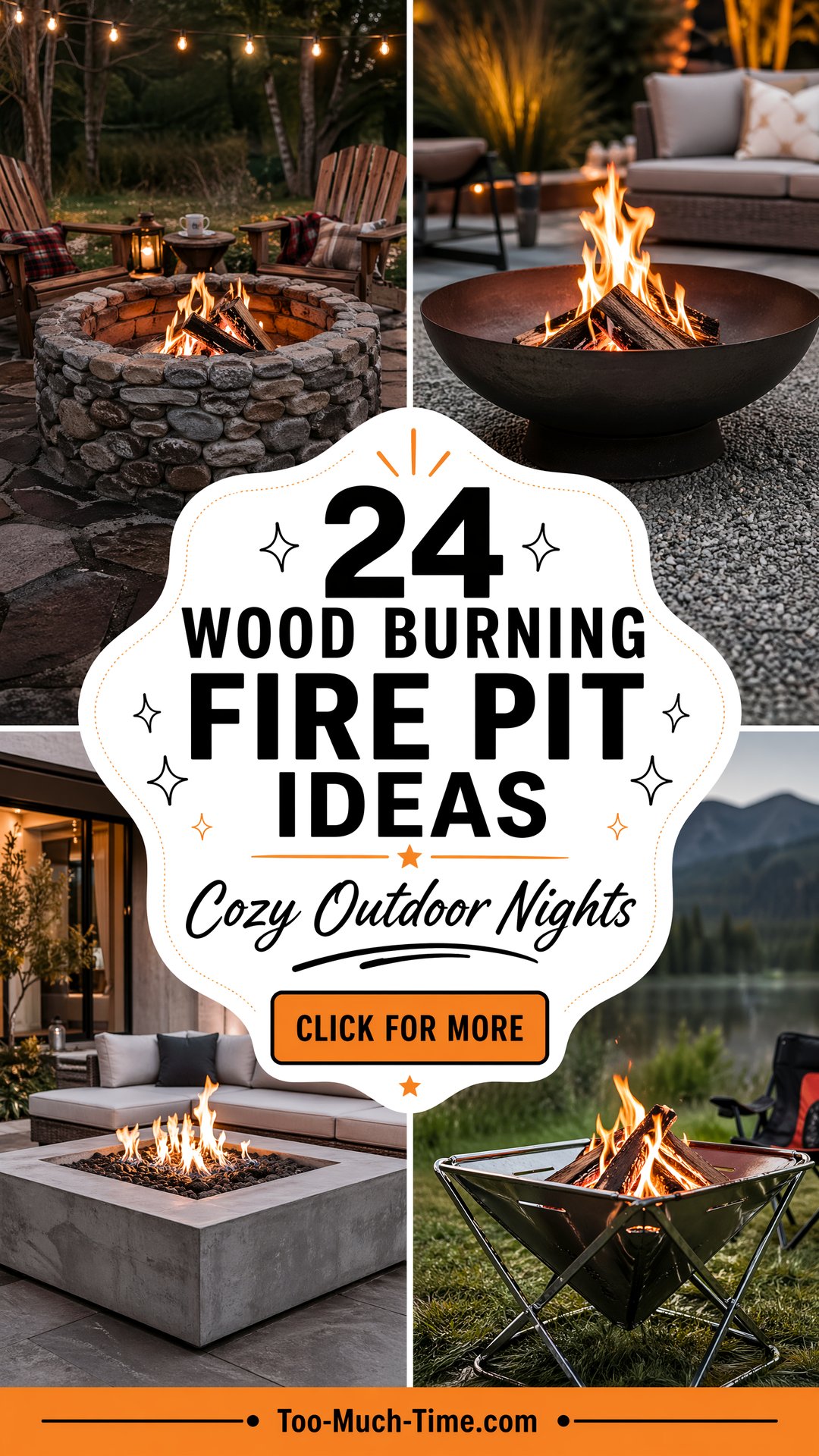 24 Wood Burning Fire Pit Ideas Cozy Year-round Outdoor Gatherings - 24 Wood Burning Fire Pit Ideas: Cozy Year-round Outdoor Gatherings