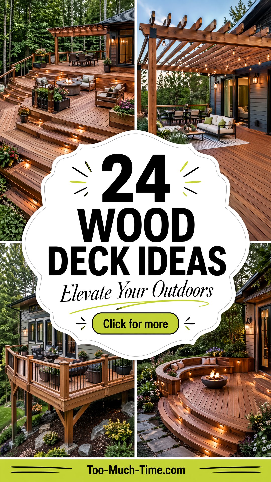 24 Wood Deck Ideas Creative Outdoor Patio Updates - 24 Wood Deck Ideas: Creative Outdoor Patio Updates