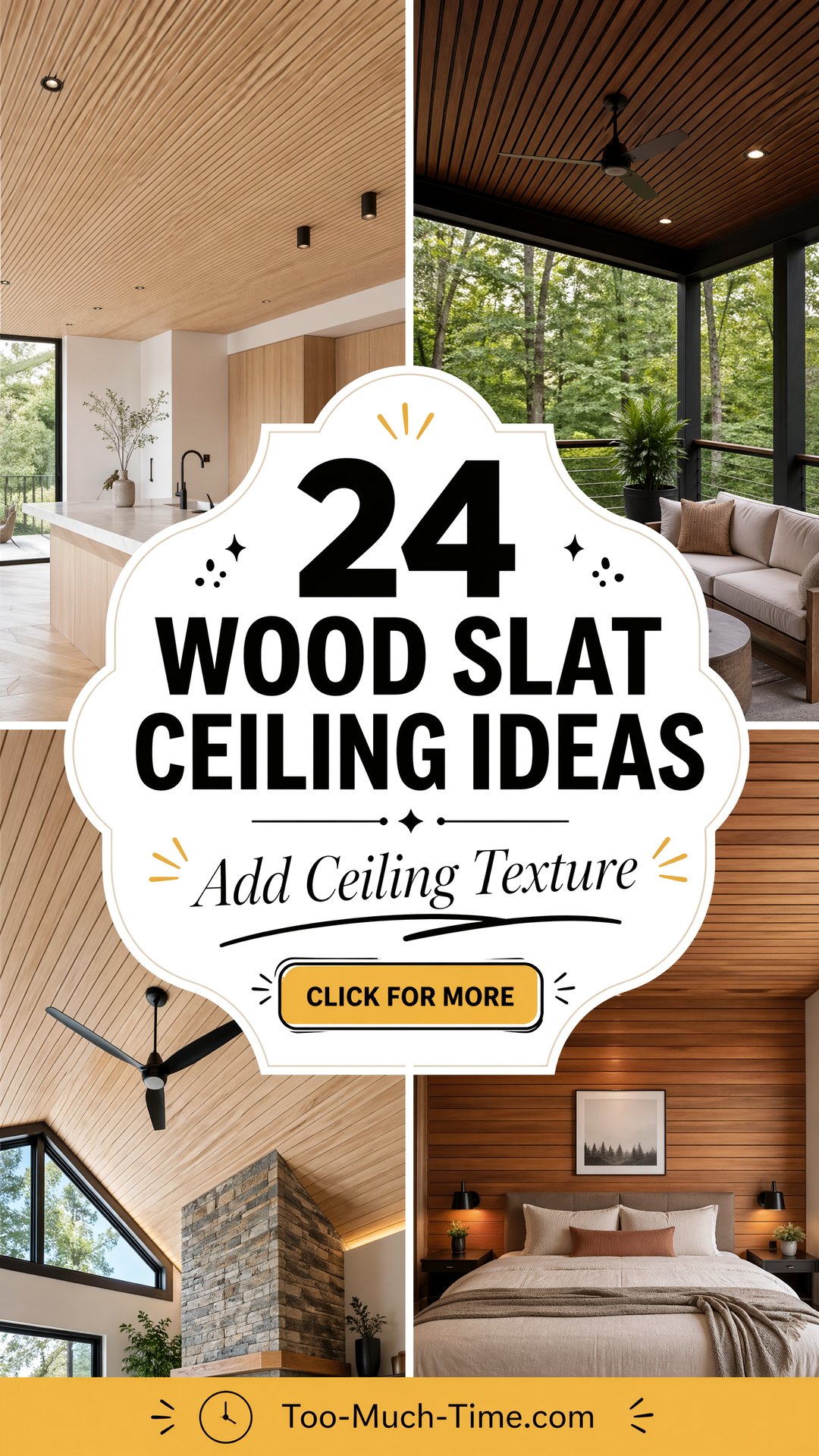 24 Wood Slat Ceiling Ideas to Add Texture and Warmth - 24 Wood Slat Ceiling Ideas to Add Texture and Warmth