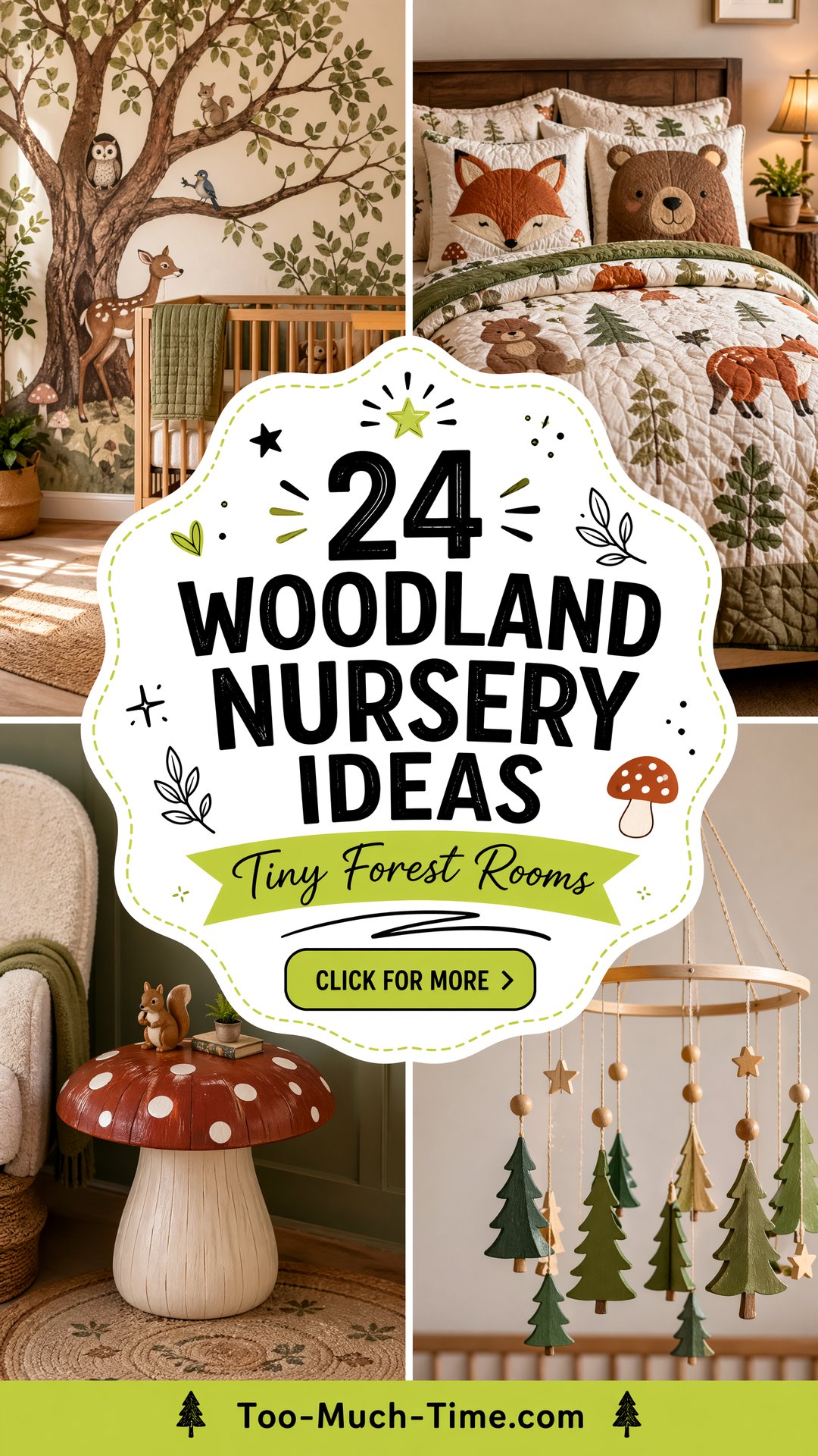 24 Woodland Nursery Ideas for Tiny Forest-inspired Rooms - 24 Woodland Nursery Ideas for Tiny Forest-inspired Rooms