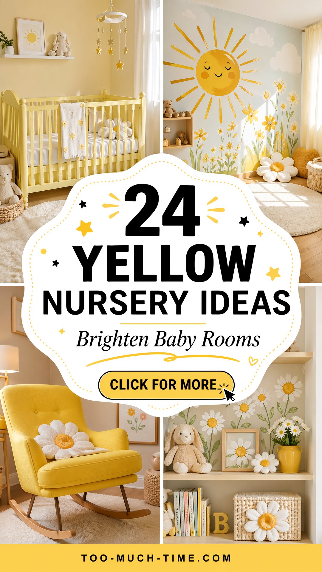 24 Yellow Nursery Ideas to Brighten Baby Rooms Softly - 24 Yellow Nursery Ideas to Brighten Baby Rooms Softly