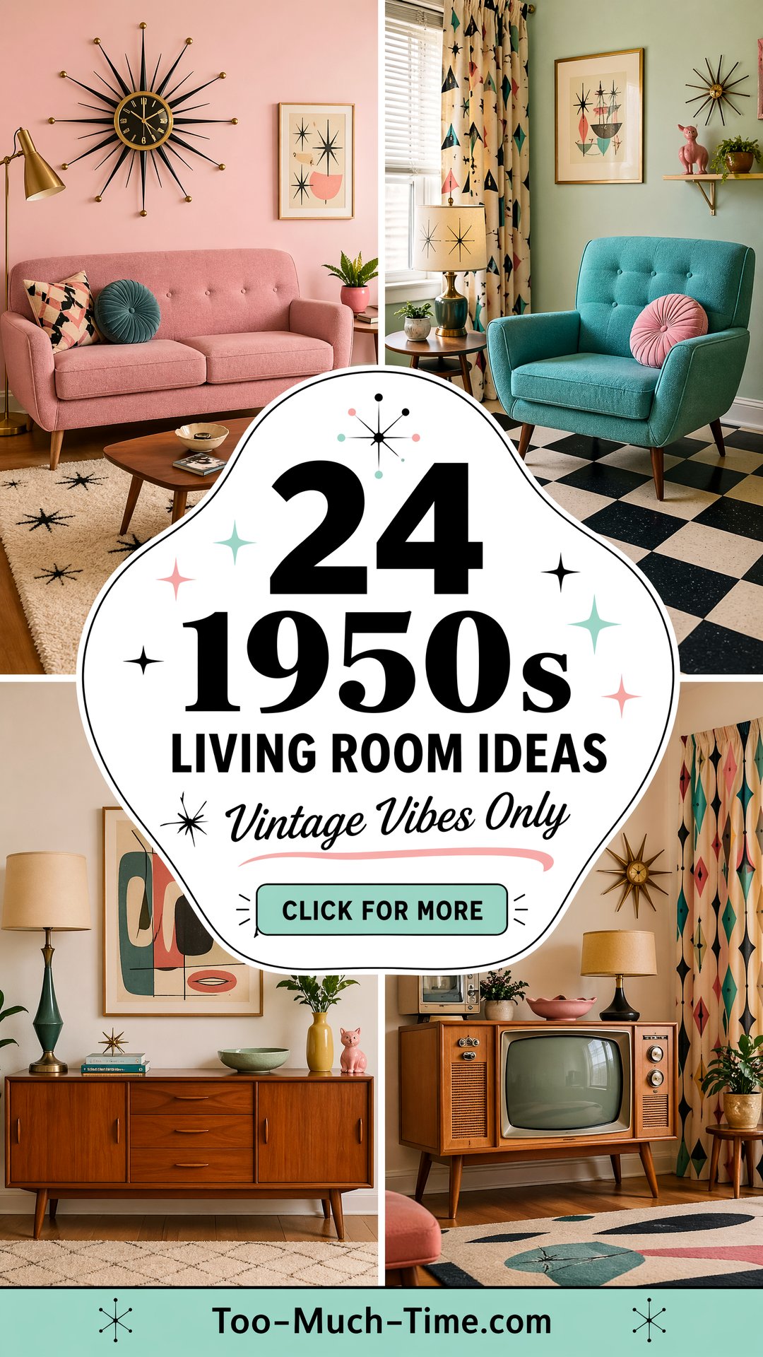 24 1950s Living Room Ideas Retro Decor Tips Ideas - 24 1950s Living Room Ideas: Retro Decor Tips Ideas
