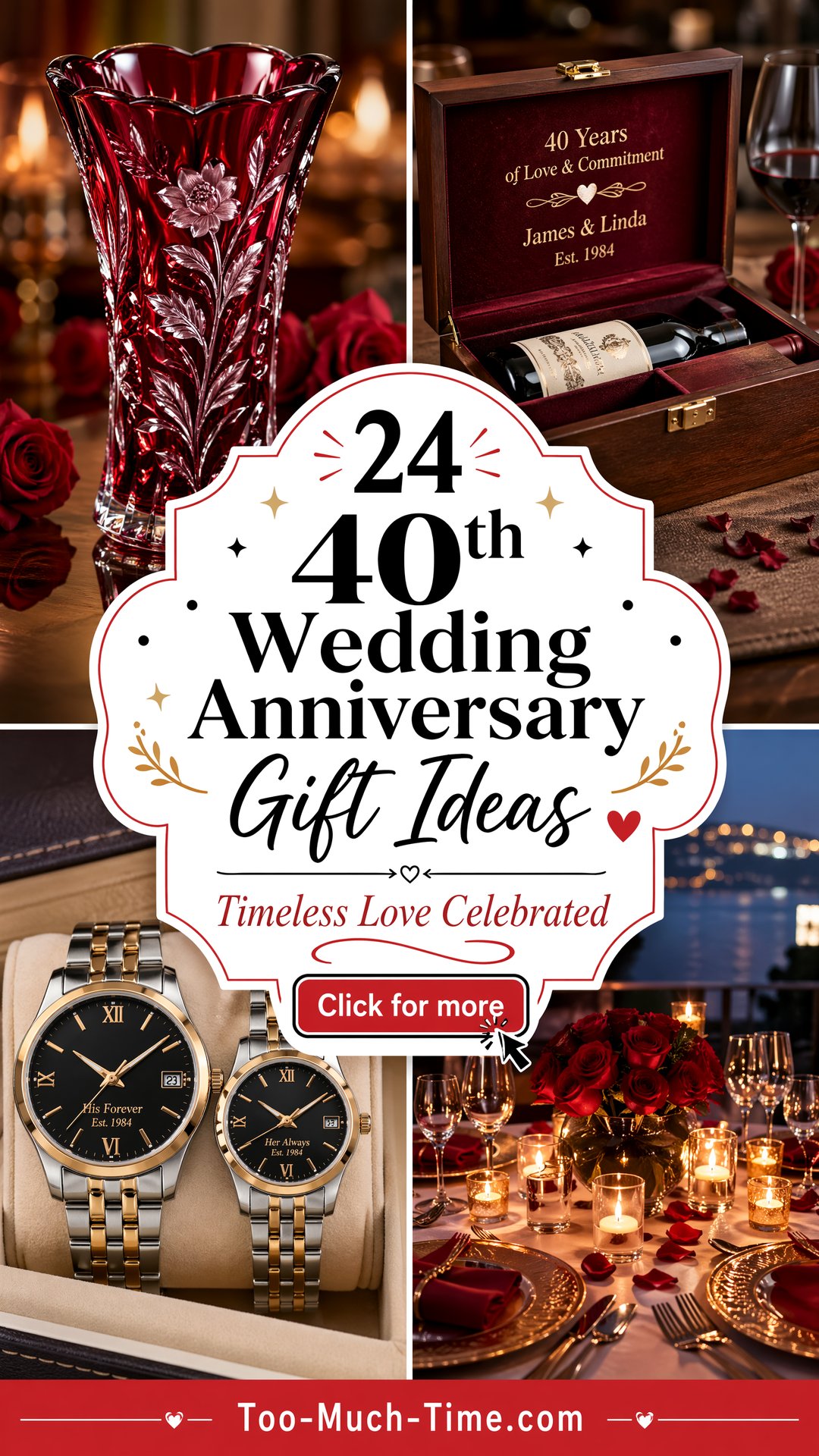 24 40th Wedding Anniversary Gift Ideas for You Both - 24 40th Wedding Anniversary Gift Ideas for You Both