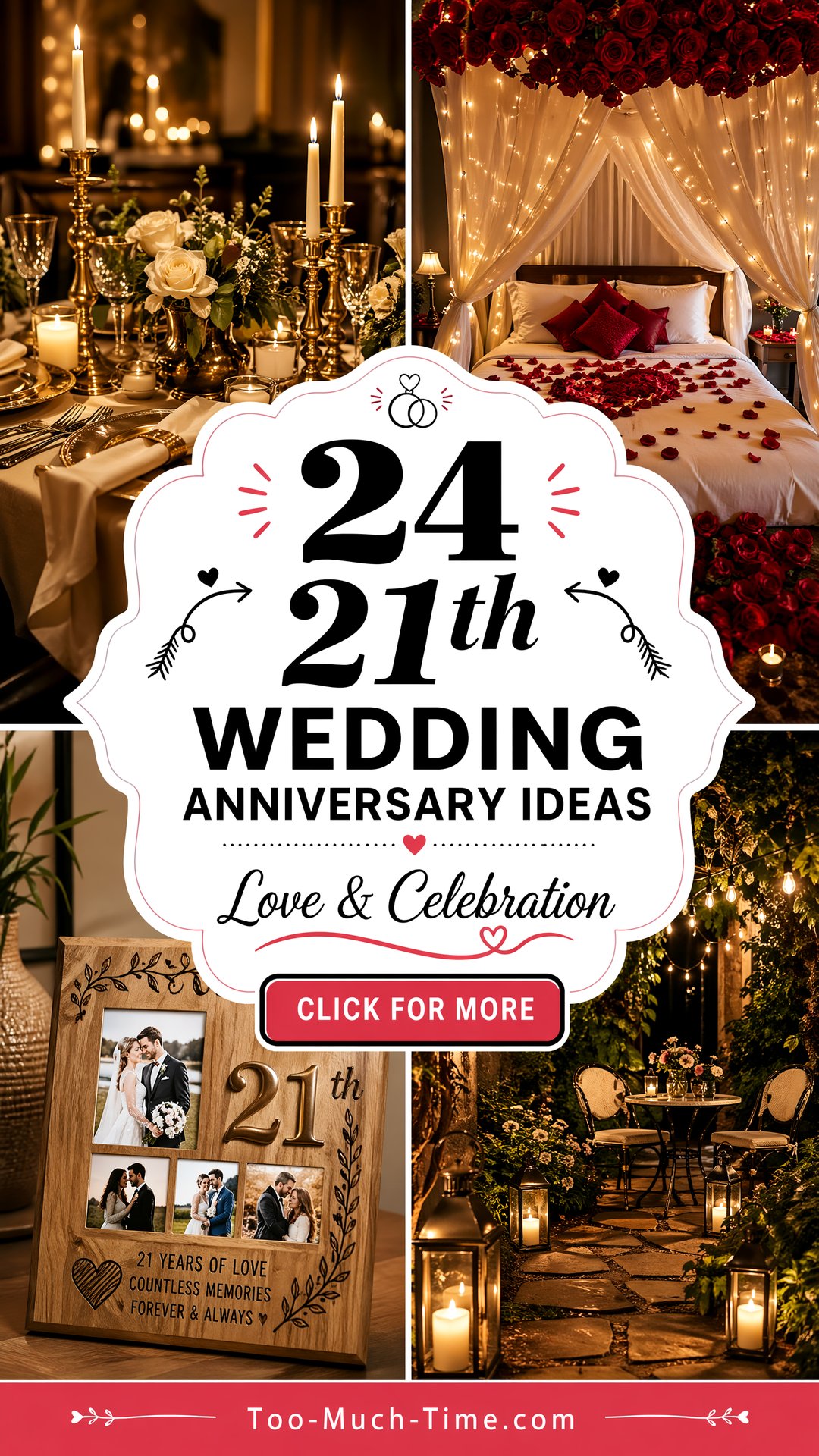 24 21th Wedding Anniversary Ideas Romantic Decor Picks - 24 21th Wedding Anniversary Ideas: Romantic Decor Picks